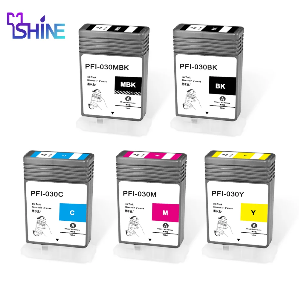 PFI-030 55ML PFI030 PFI 030 Compatible Ink Cartridge TA20 TA30 TA-20 TA-30 Full with Pigment Ink for Canon Imageprograf Printers