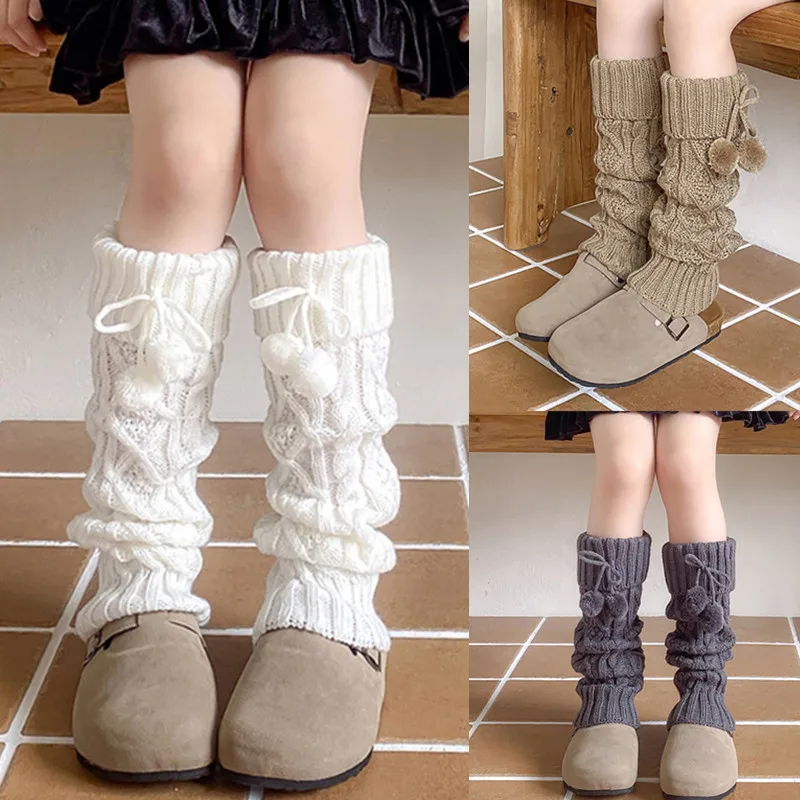 

Fashion Vintage Children Girls Leg Warmers Crochet Knitted Leg Warmer for 3-13 Year Old Teen Girls Stackable Socks