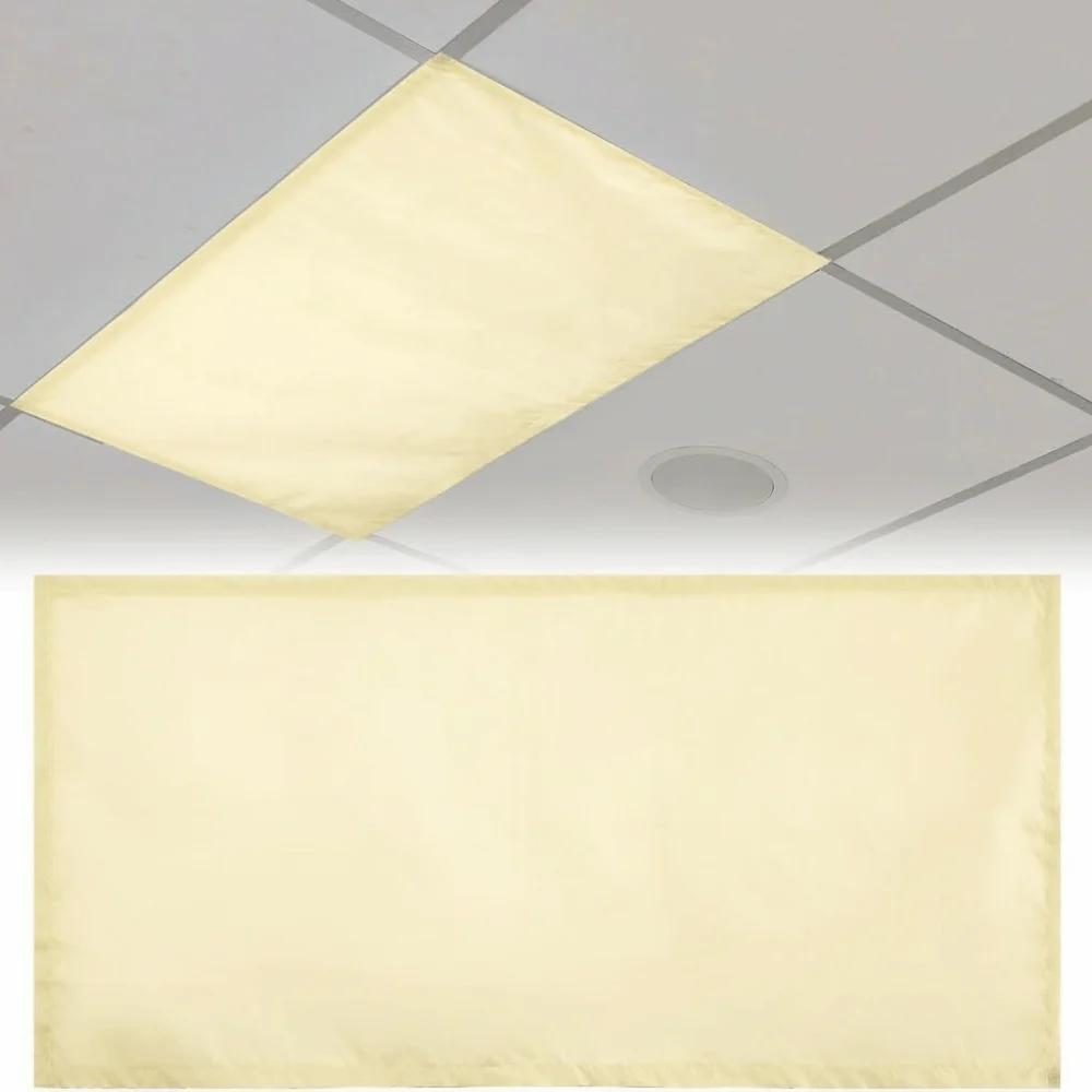 Eye-care Lampshade 120*60cm Lampshade Anti-glare 15 Styles Fluorescent Light Covers Sky Forest Fabric Lampshade Home
