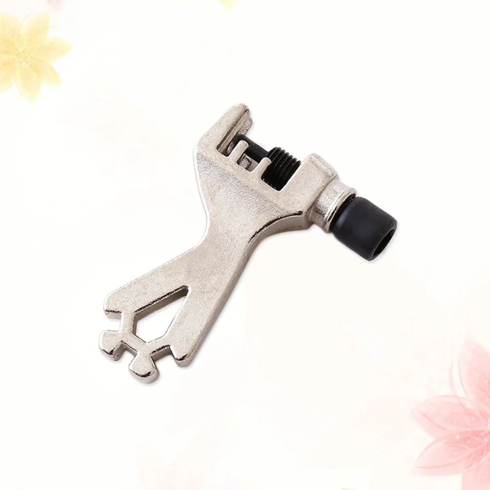 

Серебряный инструмент для снятия цепи горного велосипеда, высокопрочное устройство для быстрого снятия звеньев из углеродистой стали 2 в 1, устройство для ремонта цепи, велосипед