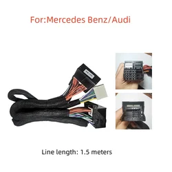 For Mercedes Benz/Audi DSP Amplifier Audio Wiring Harness Connector Automobiles Parts Accessories Car Stuff Auto