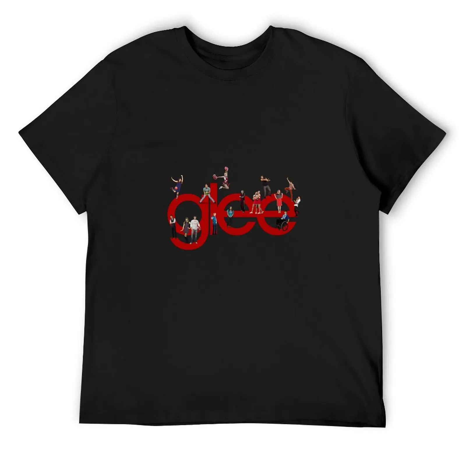 glee logo with the cast T-Shirt cute tops cute clothes tops mens t shirt graphic