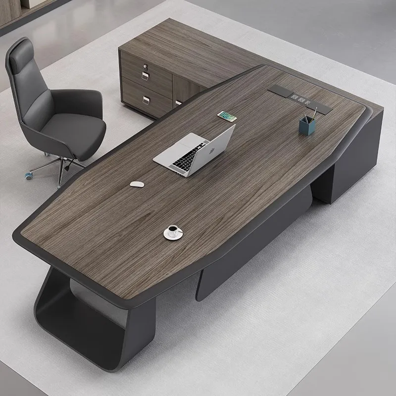 

Boss table, desk, simple modern class desk manager, office desk and chair combination