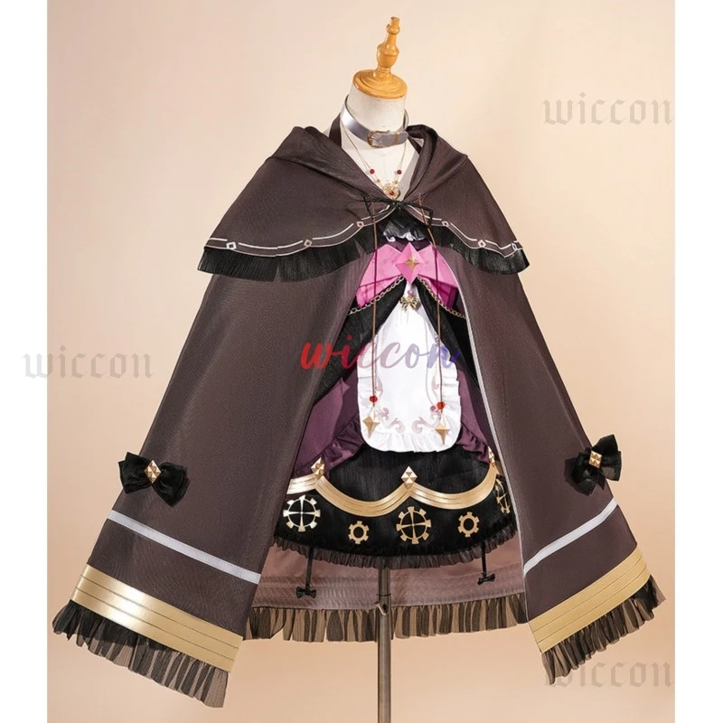 Ace Taffy Cosplay Costume VTuber Hololive Anime Women Sexy Dress Cloak Uniform Role Play Clothing Carnival Party Suit 2024 New