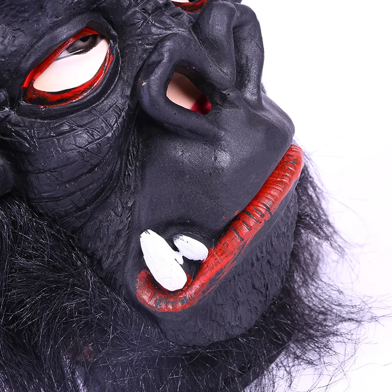 2024 Halloween Gorilla Monkey Mask Makeup Ball Party Performance Props Diamond Animal Headset Mask