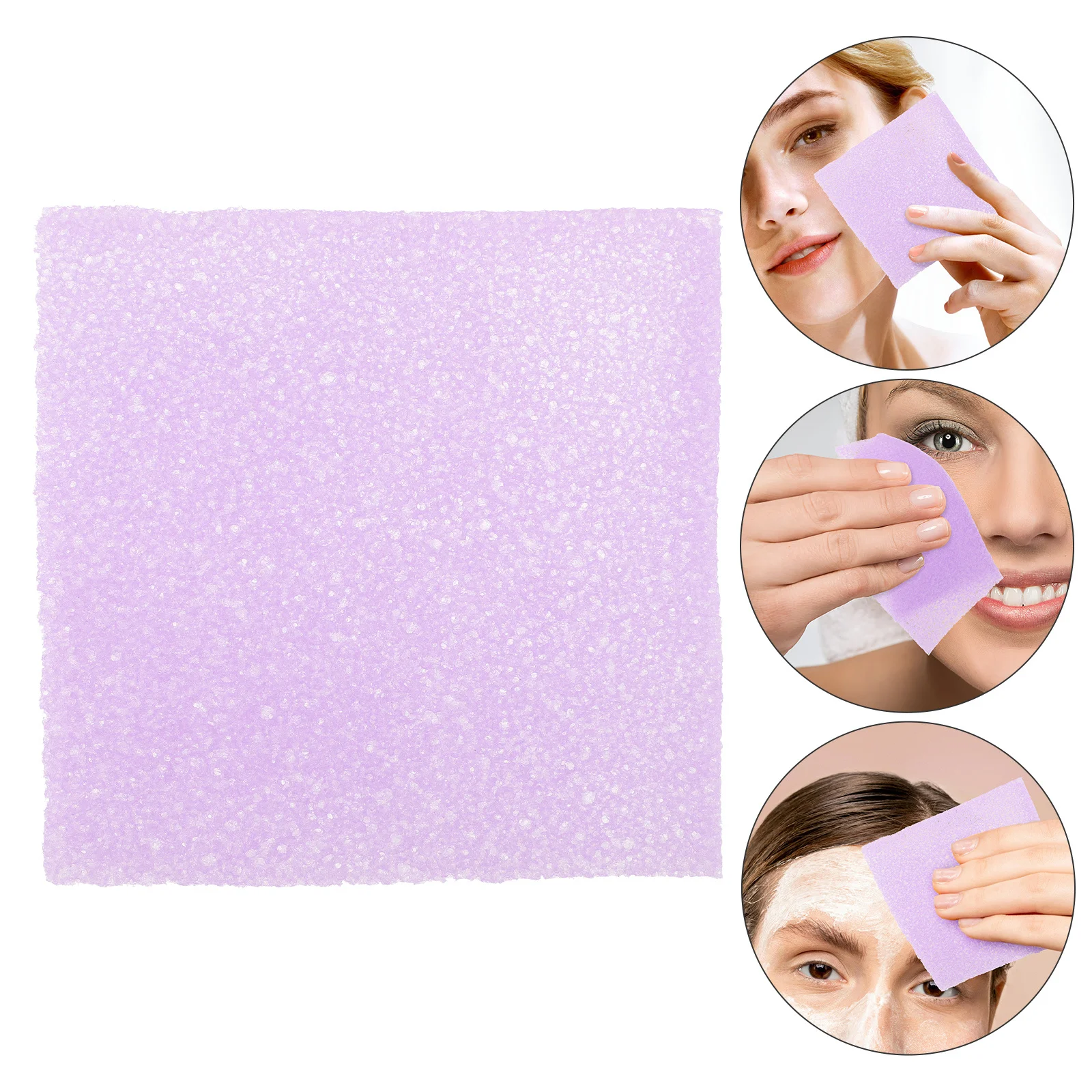 Makeup Remover Pad Konjac Facial Cleansing Cloth Gentle Exfoliating Washable Reusable Skin Care Tool For Daily Use