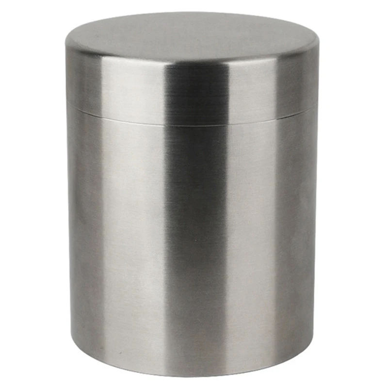 

400Ml Tea Cans Stainless Steel Tea Storage Box Tea Organizer Container Moisture-Proof Coffee Bean Grain Storage Tank