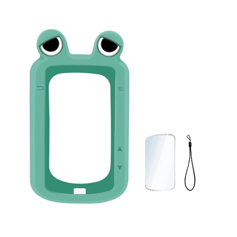 เคสป้องกันใหม่ซิลิโคนสำหรับ BSC300 BSC200 iGPSPORT พร้อมฟิล์มป้องกันหน้าจอฝาครอบป้องกันคอมพิวเตอร์สำหรับจักรยาน