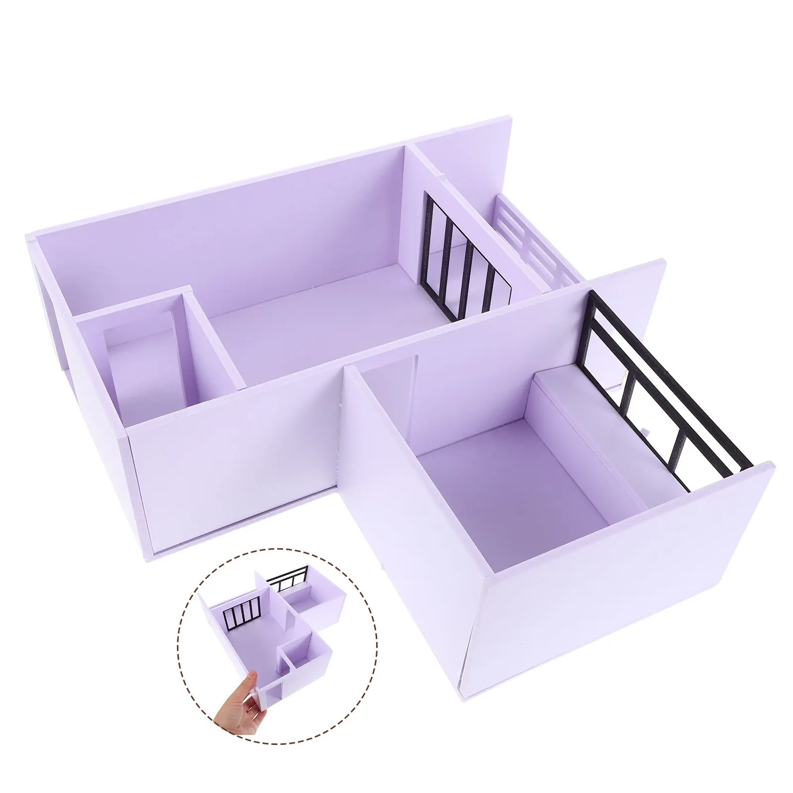 مجموعة طاولة رملية بمقياس 1/25، طقم بناء معماري، منزل شقة ثلاثي الأبعاد، لوح شيفرون، لعمل نماذج مصغرة للمنازل