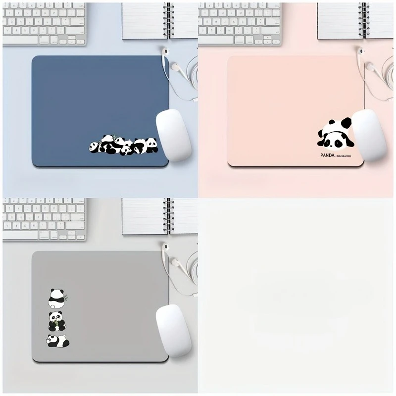 

The cute cartoon panda mouse pad is a high-quality anti-slip and washable desk mat suitable for both office and home use