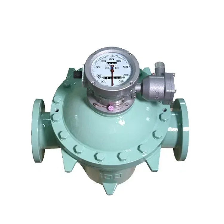 Diesel Fuel Oil Flow Meter Oval Gear Flow Meter 0.2% High Accuracy DN20