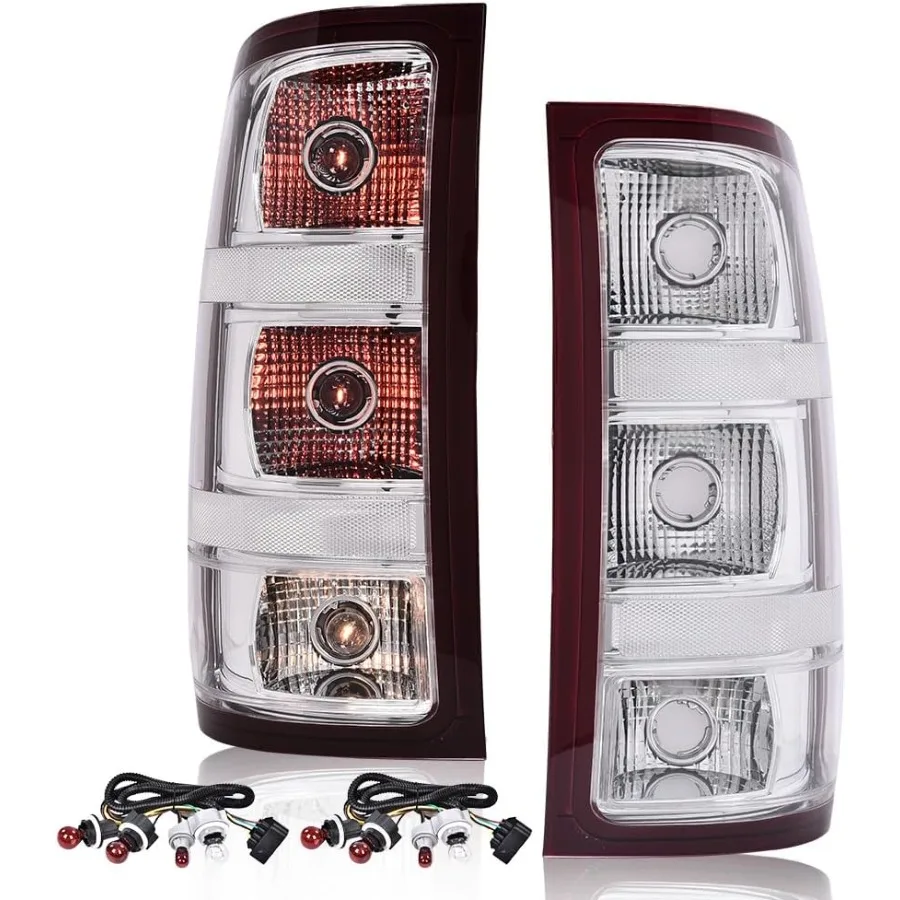 

Задние фонари в сборе, совместимые с Chevy Silverado 1500 2500 3500 2007-2014 годов с одним задним колесом для моделей 2012-2014 гг.