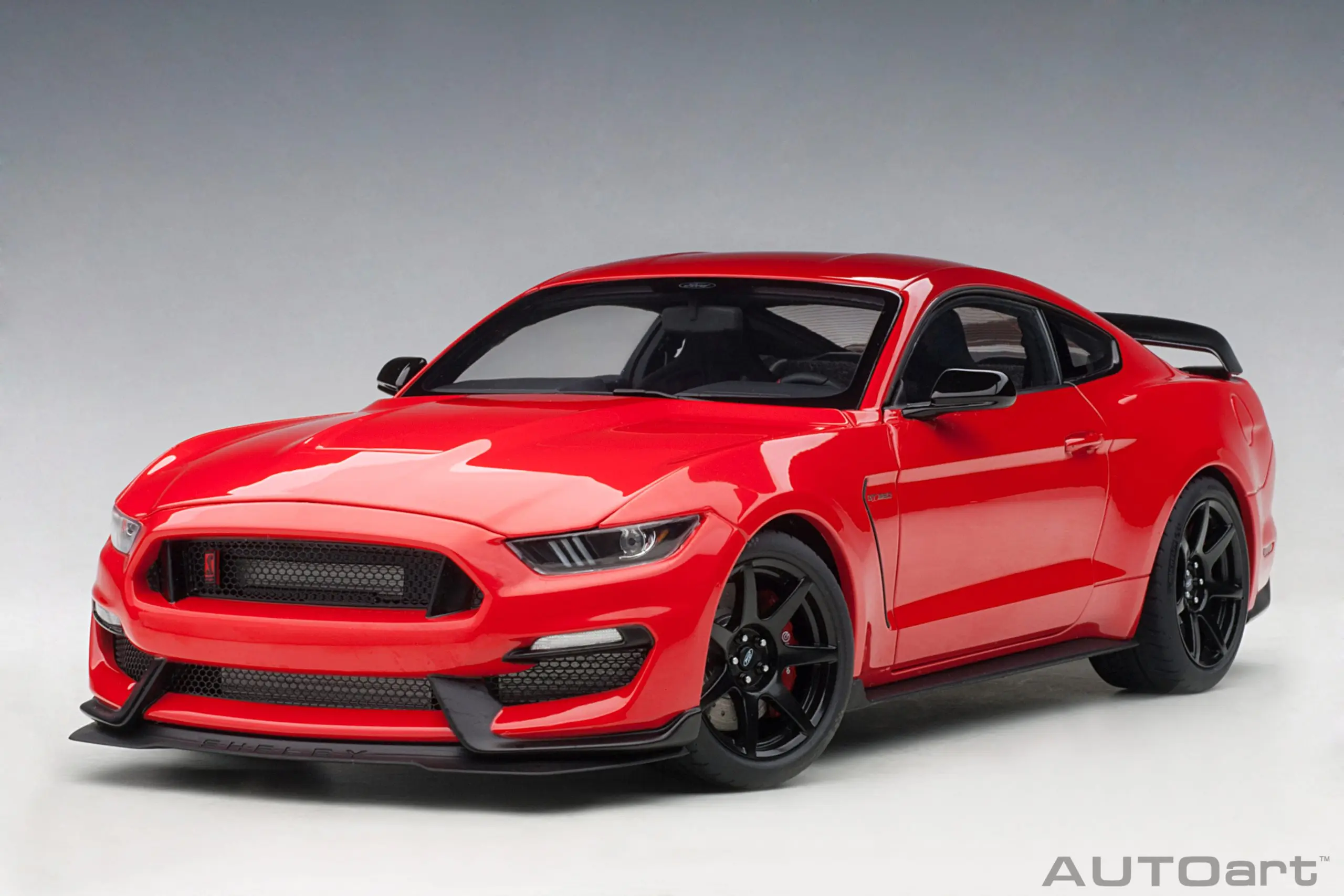 Autoart 1:18 ford mustang shelby GT-350R produto acabado carros modelo de liga modelo de carro colecionável veículo fundido presentes de feriado