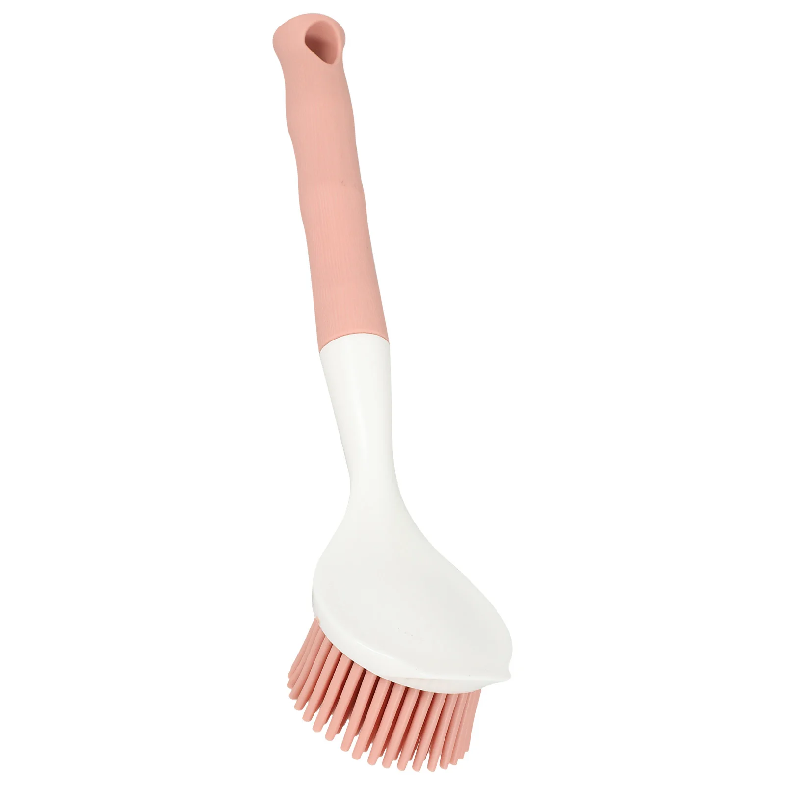 

Silicone Kitchen Dish Brush with Long Handle Scrubbing Tool for Pots and Pans Non-Scratch Surface Safe Dishwashing Cleaning