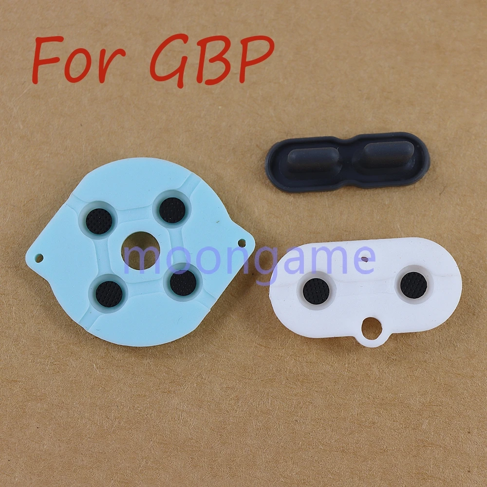 2sets Rubber Conductive Adhesive Buttons A B D pad for GameBoy Pocket GBP Silicone Start Select Keypad Repair Parts