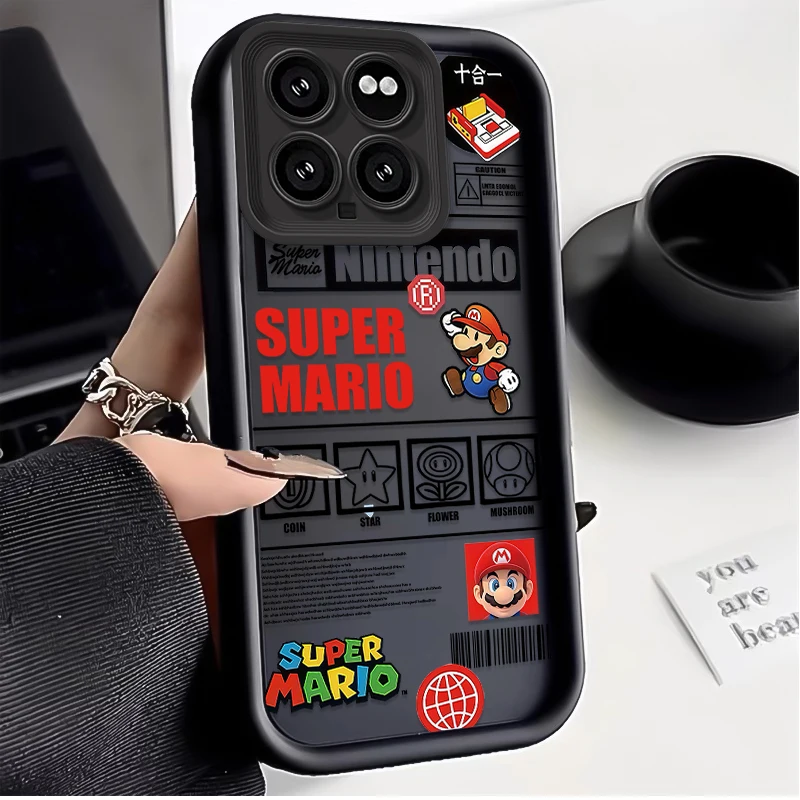 Super M-Mario B-Bros Case For Xiaomi Poco X7 X6 X5 X3 F6 F5 NFC F3 M6 Pro 4G Mi 13 12 11 Lite 5G 14 13T 12T 11T 14T Pro Cover