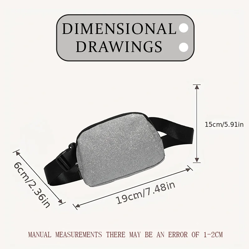 Яркая поясная сумка из алмазного материала, водонепроницаемая и устойчивая к пятнам нагрудная сумка, спортивная сумка унисекс, сумка для хранения