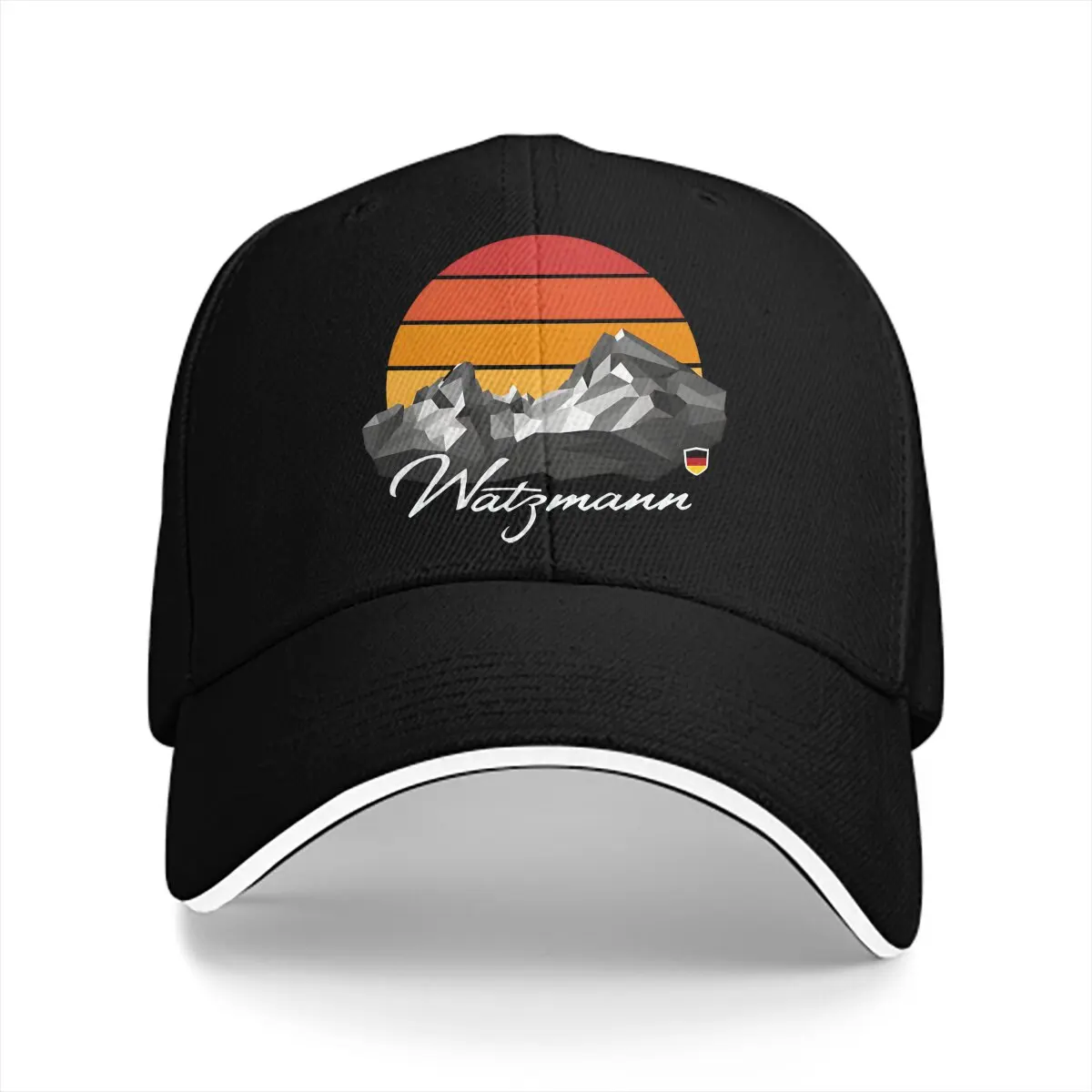 Pure Color Dad Hats Watzmann Berchtesgaden Bavaria Men's Hat Sun Visor Baseball Caps Mountain Climber Peaked Cap