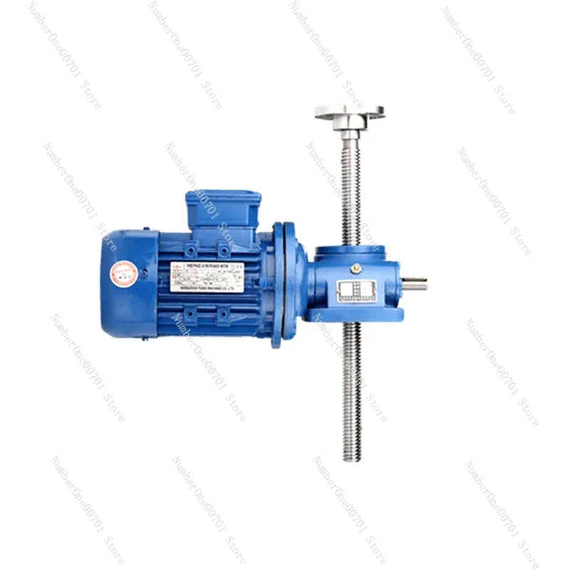 With Motor 1T/2.5T Worm Gear  Screw Rod  High-precision Vertical small-sized Lifting Platform Adjusting  Electric  Lifter