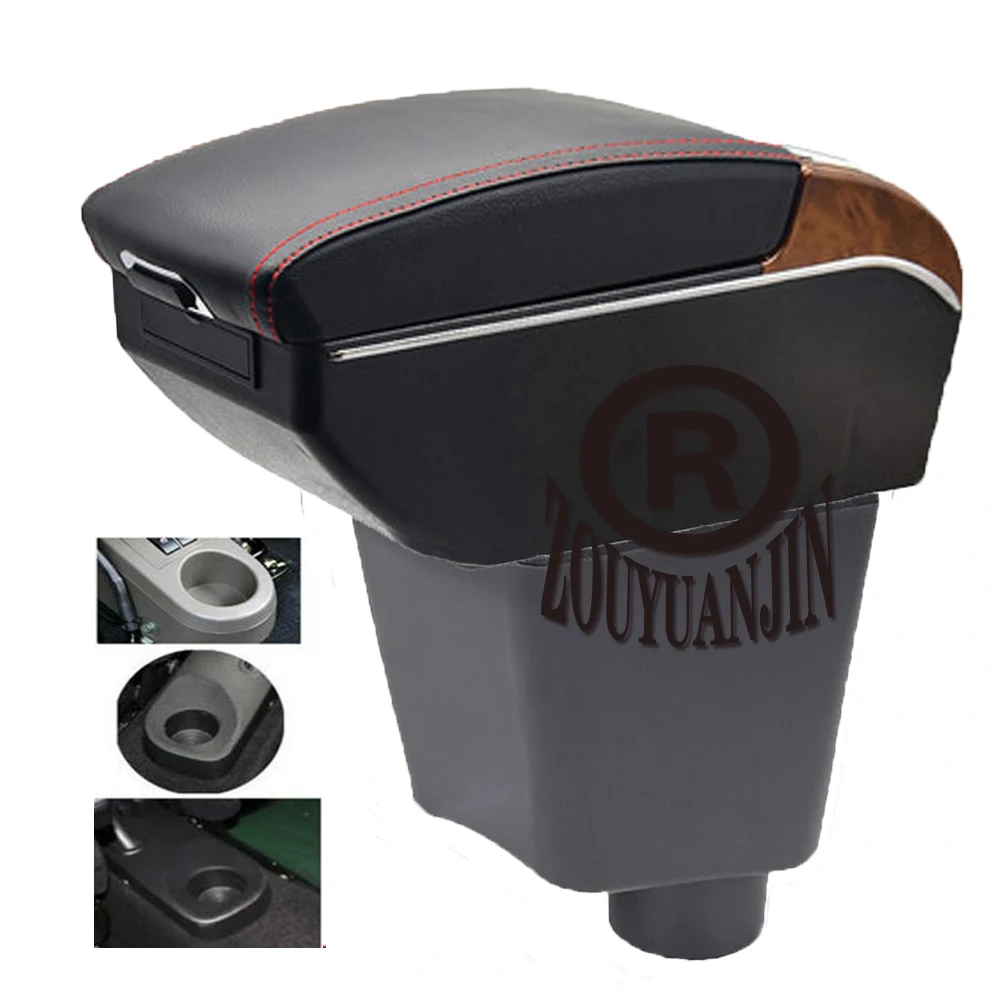 

For Renault Clio Captur Armrest Box Retrofit Parts Car Arm Rest Center Storage Case Accessories Interior Special With USB