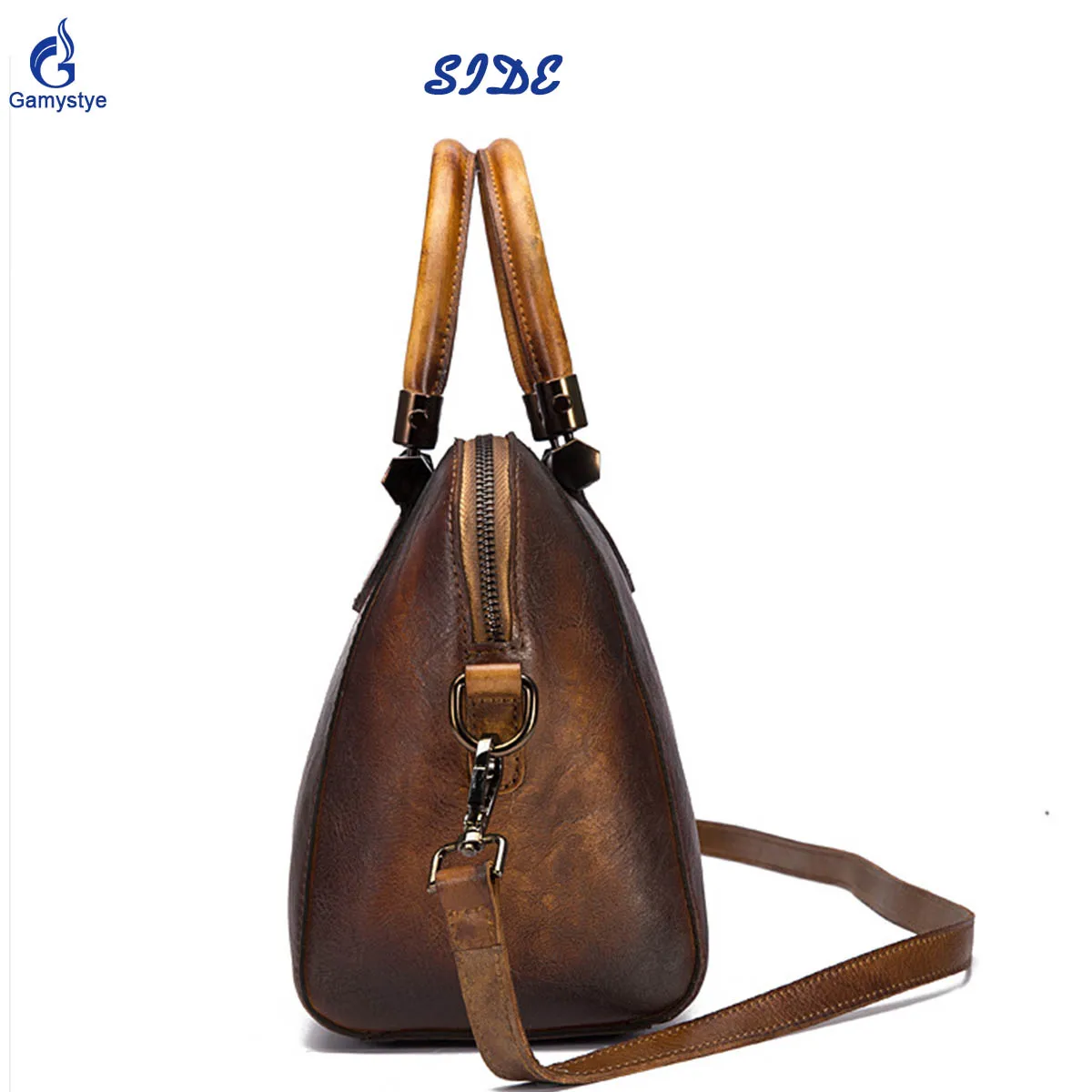 Personalizar Bolso Art Printed Art Flowers Bags 100% Cowhide Leather Women Bags Top-Handle Bags Cross Body Bags Bolsas Marcas