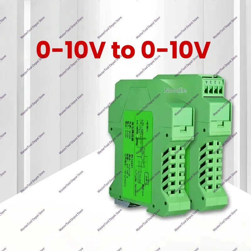 

Изолятор сигналов постоянного тока от 0 до 10 В до 0-10 В, аналоговый модуль напряжения, распределительный передатчик, один вход, два выхода