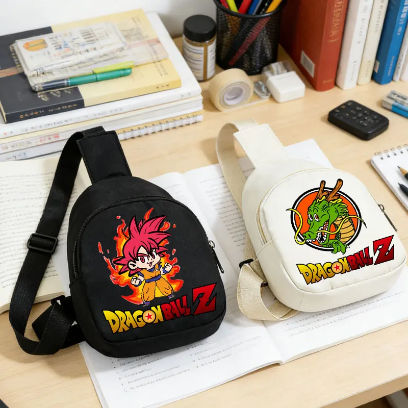 

Сумка-рюкзак через плечо в стиле аниме Dragon Ball, студенческий рюкзак Качарото, черно-белая сумка на одно плечо, подарок для студента на каждый день