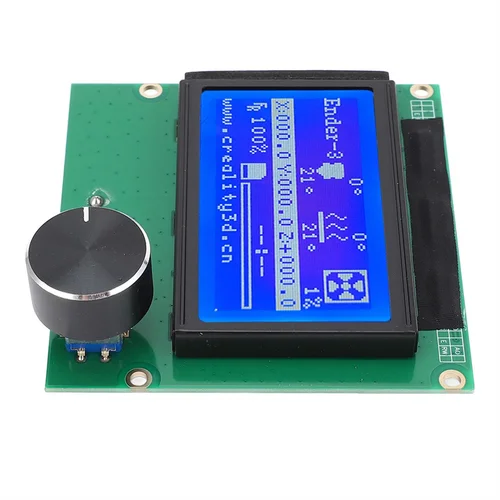 Imagen 1 del producto Exquisite-3D Pantalla LCD para impresora con panel de control, pantalla azul 12864 para Ender 3, 3S, 3X, 3 Pro