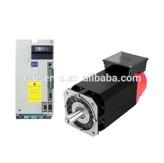 9.5kw servo spindle motor 1500rpm lathe CTB