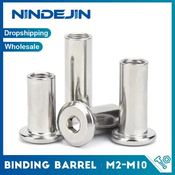 1-20pcs Dado a botte di rilegatura M2 M3 M4 M5 M6 M8 M10 Tappo a esagono incassato in acciaio inossidabile 304 Rivetto per mobili Dado per montaggio a parete TV