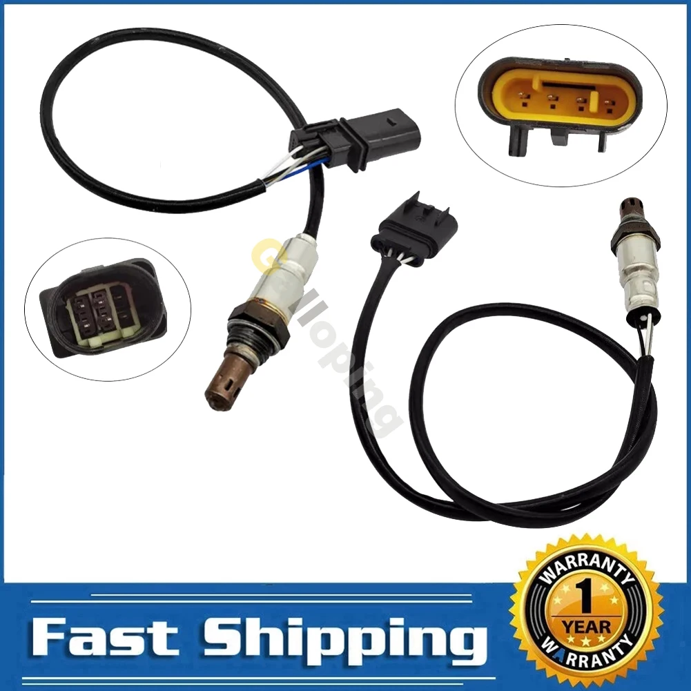 

2x Датчик кислорода O2 1 2 для 2012-2016 Fiat 500 Sohc 1.4L L4 4 и 5 проводов Соотношение воздуха и топлива вверх по вниз спереди и сзади