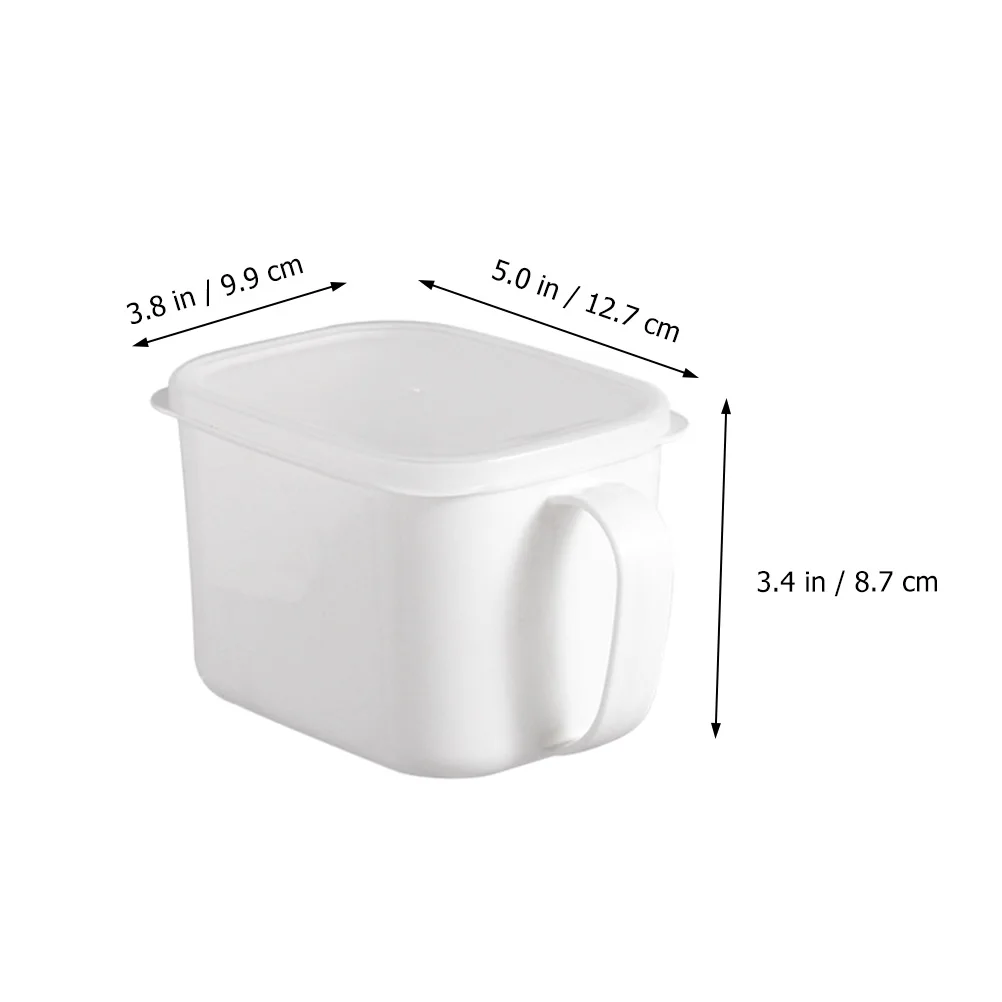 

2pcs Cereal Container Food Grade H Kitchen Storage Box for Fresh Fruits Snacks Sealed Can Preservation Home Tools