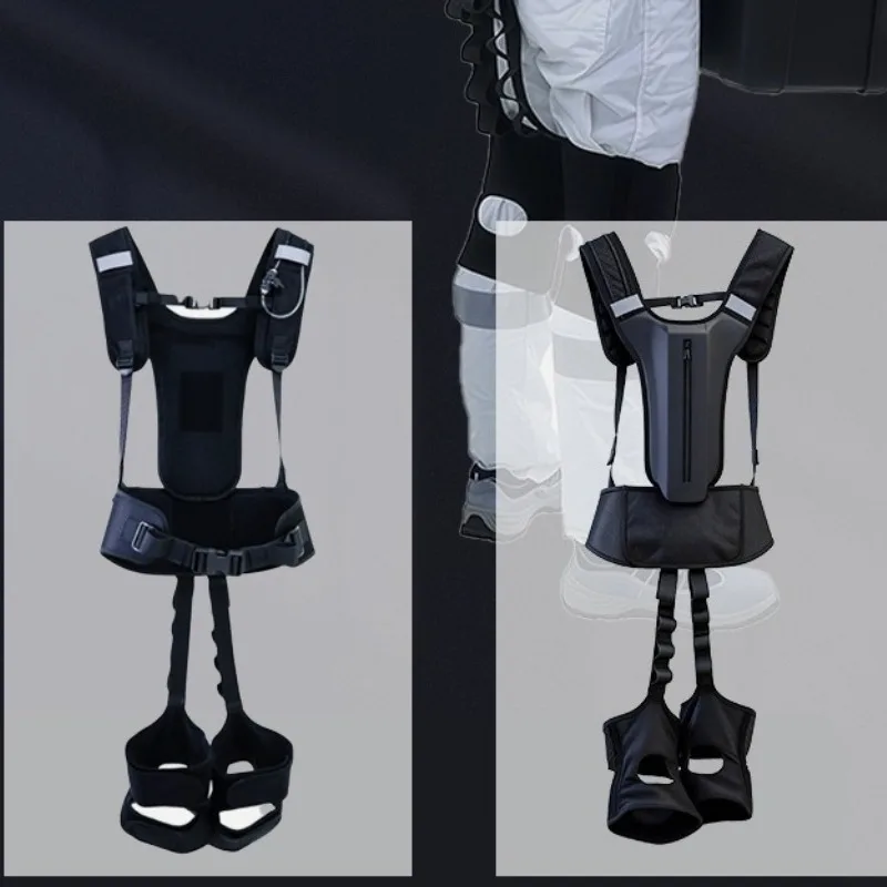 Pneumatic waist support waist protection, spine support lumbar strain protection, small and large thrust shoulder-waist composit