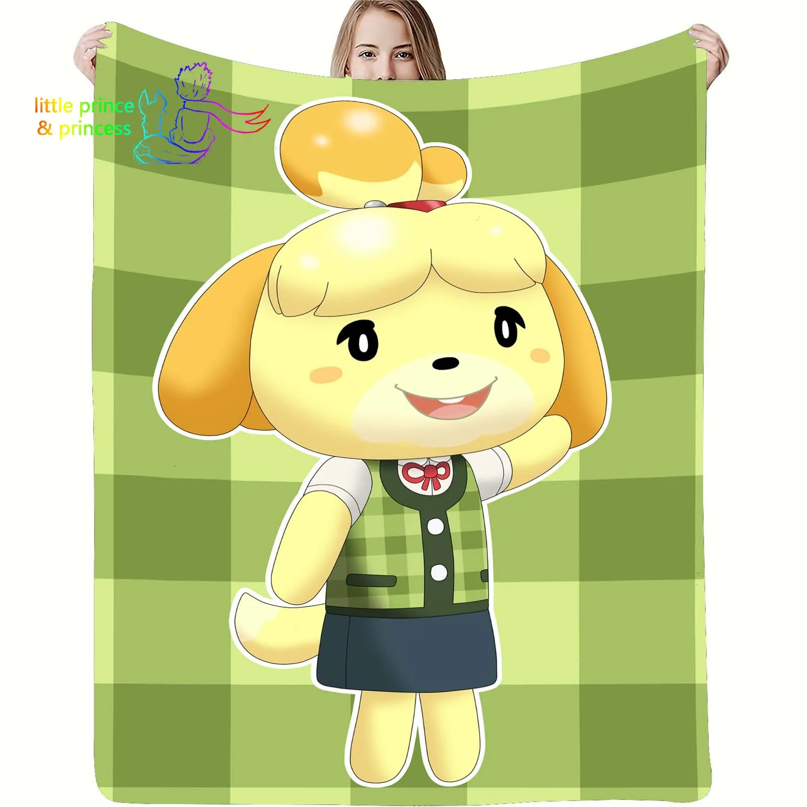 Cartoon Animal C-Crossing Blanket Lightweight Comfortable Soft Breathable Ultra Warm Blanket Bedding Travel Bedding