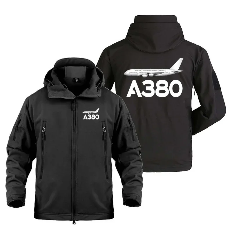 

Tactical Shark Skin Multiple Pockets A380 Aviation Pilots Fleece Warm SoftShell Outdoor Military Men's Coats Jackets