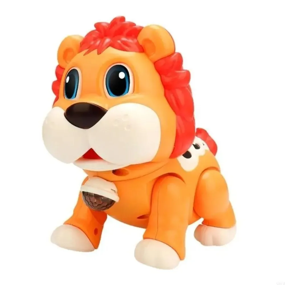 الغناء والرقص وامض الرقص ألعاب حيوانات الزحف تعلم الأسد فرس النهر الكهربائية الزحف ألعاب تعلم تعليمية مع LED