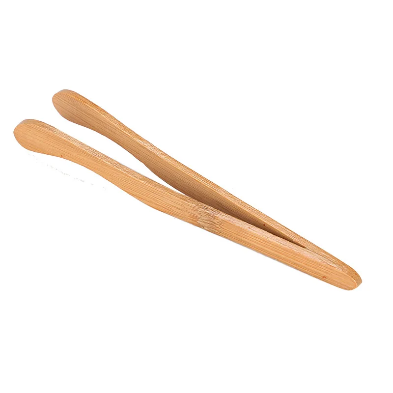 Pinces à thé en bois à tête incurvée/droite de 17cm, 3 pièces, pinces à thé Anti-brûlure, pincettes en bambou, accessoires de cérémonie du thé