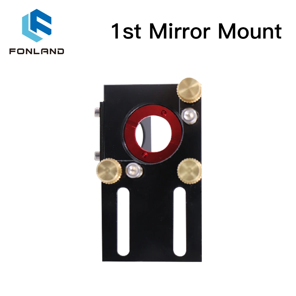 Fonland CO2 First Reflection Mirror 25mm 1st Mount Support Integrative Holder for Laser Engraving Cutting Machine