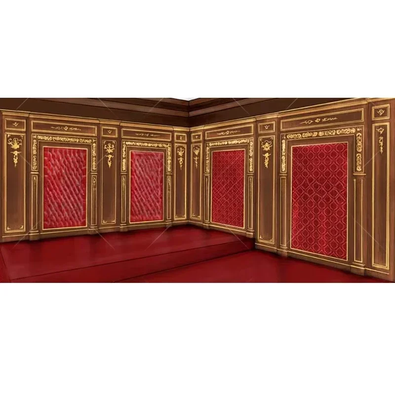 

Furniture Luxury handmade rococo wall art paneling living room kitchen waterproof interior decoration