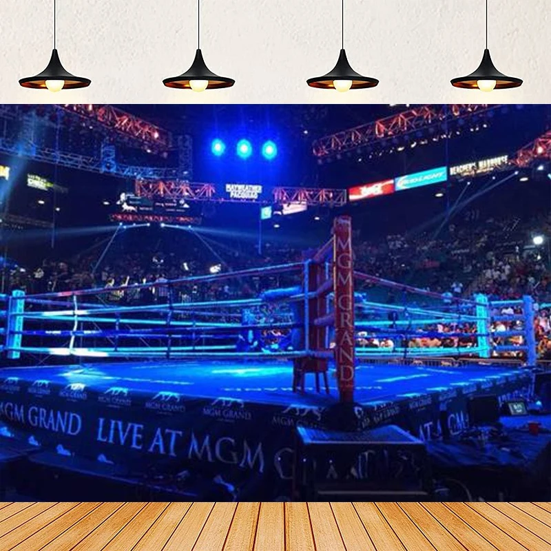 Photography Competition - Boxing Ring Background Sports Competition Photography