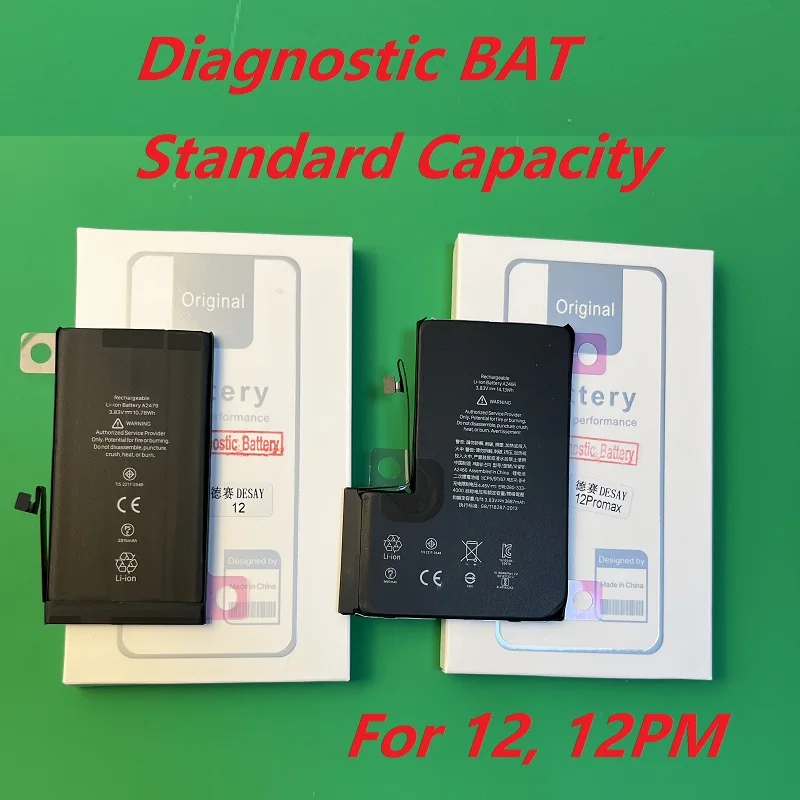 

10 шт., диагностическая сменная батарея HISEECON, 0 циклов, без выдвижения, 100% стандартная емкость для здоровья для iPhone 13 14 15 PM iOS 18