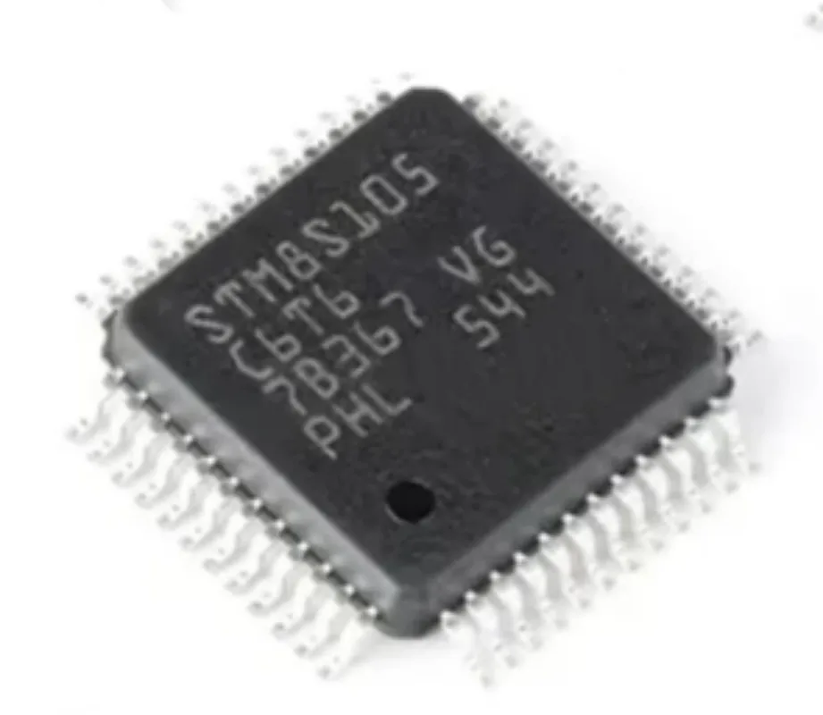 100PCS  STM8S105C6T6 LQFP48  New Original