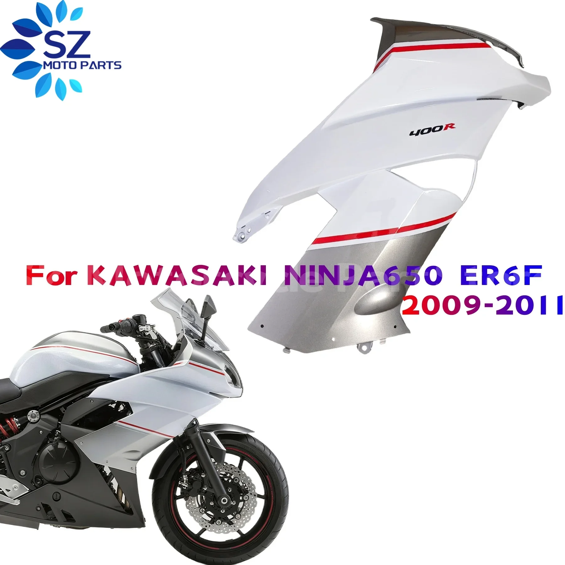 Motorcycle Fairing Set Body Kit Plastic For Kawasaki Ninja650 Ninja 650 ER-6F ER6F 2009 2010 2011 Accessories Full Bodywork