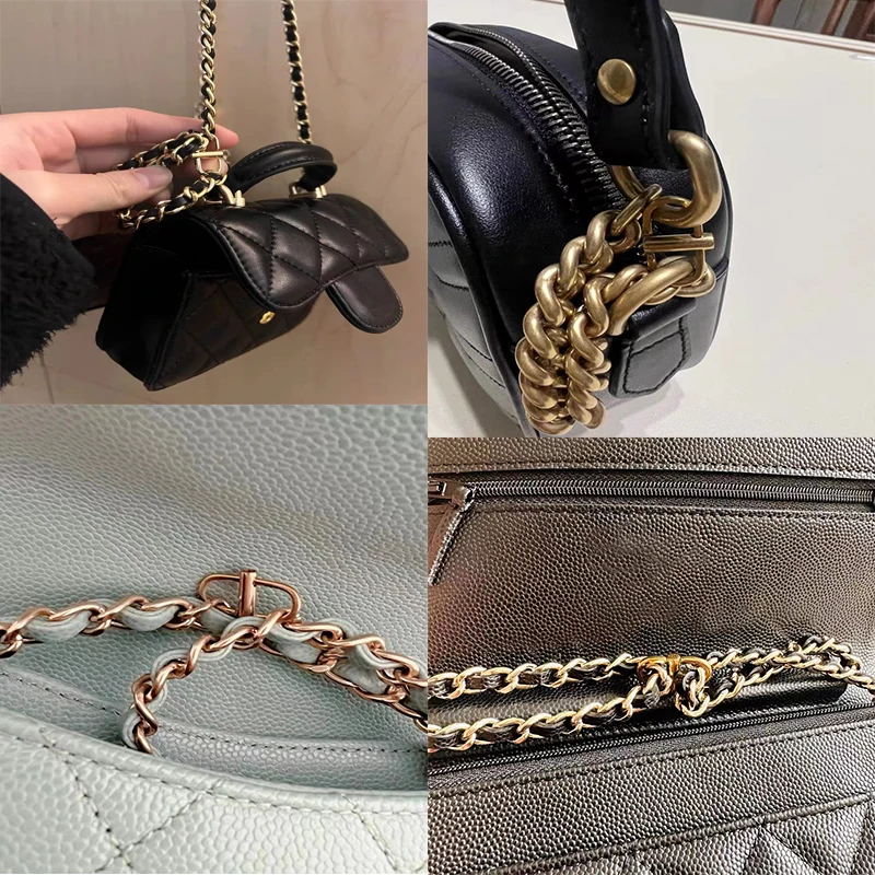 4pcs Adjustable Metal Buckles For Chain Strap Bag Shorten Shoulder Crossbody Bags Hardware Accessories Wholesale