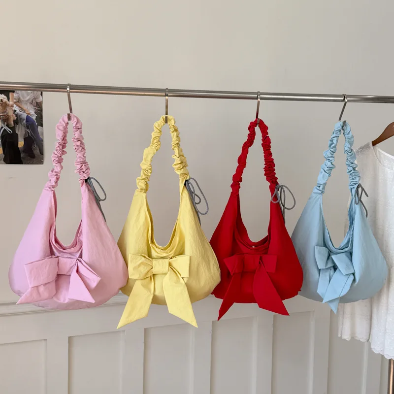 

2026 New Women's Handbag Fashion High Quality Women's Shoulder Bag Solid Color Versatile Large Capacity Girls' Crossbody Bag