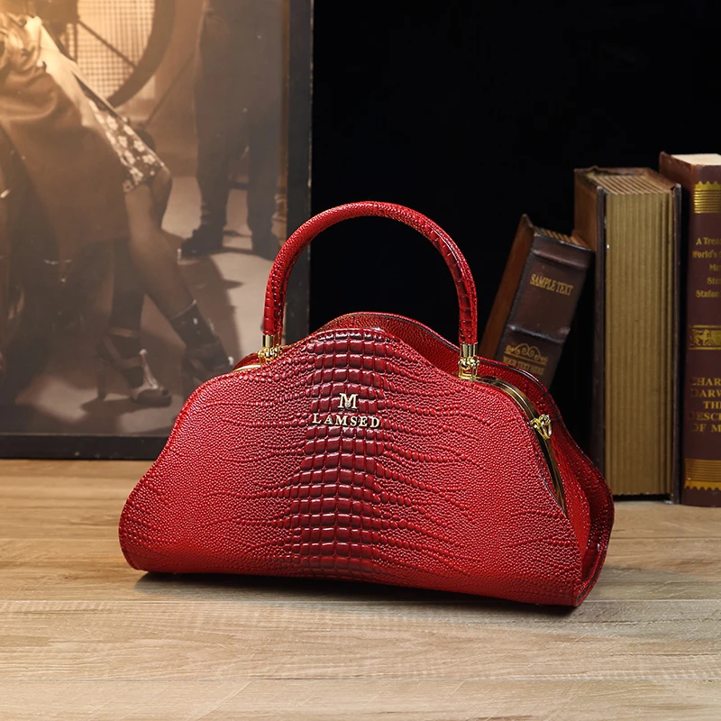 2024 Crocodile Leather Bag Designer Dedicated Handbag