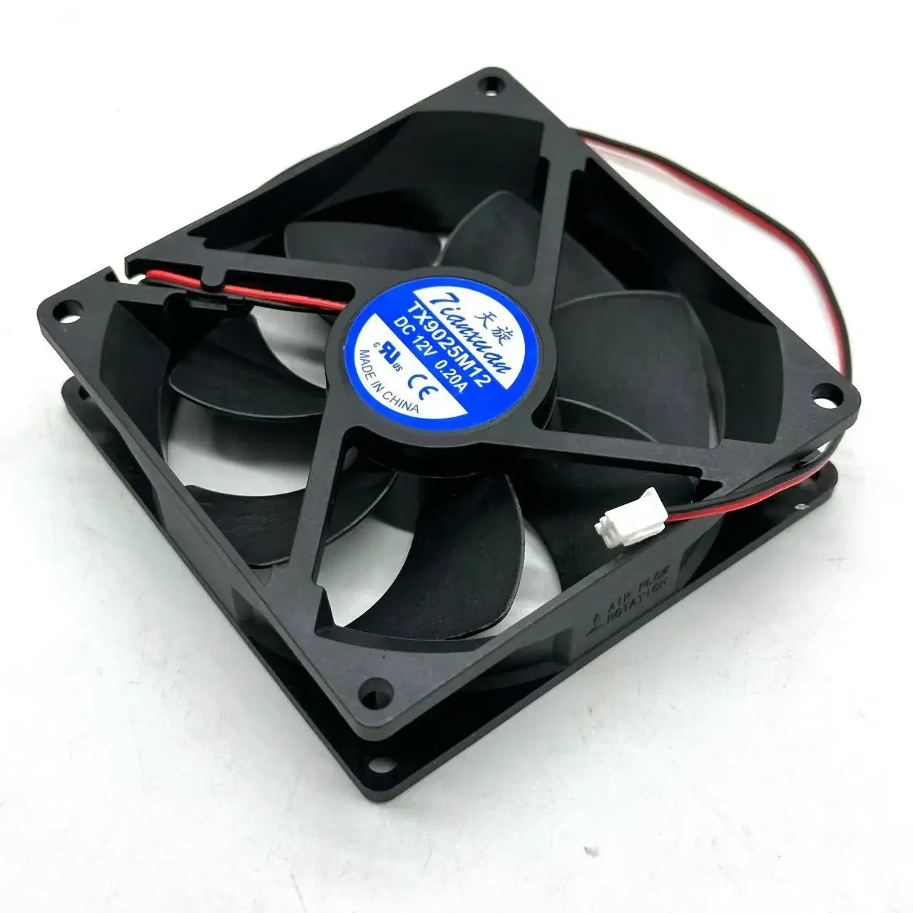 TX9225M12S TX9025M12 DC 12V 0.20A 92x92x25mm 2-Wire Server Cooling Fan