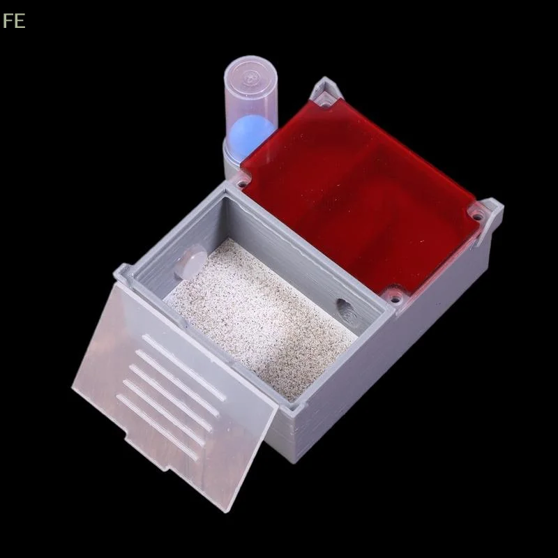 [F] [Four Section]Flat Ant Farm With Indepedent Rooms For Ants Keeper , Ant Hill House Nest For Small And Middle Ants Colony
