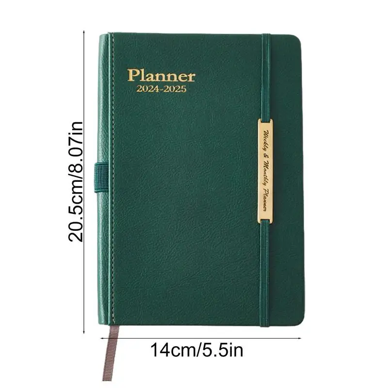 Monthly Planner 2024-2025 A5 Weekly Monthly Appointment Notebook Journal 18 Month Routines Journal For Time Management Stationer