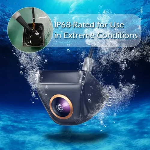 Imagen 2 del producto Cámara de visión trasera de coche 1080P Full HD CVBS AHD cámara trasera de marcha atrás 170 °   Cámara de marcha atrás para coche con lente ojo de pez y visión nocturna gran angular